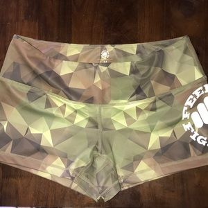 Brand new gym Feed Me Fight Me shorts